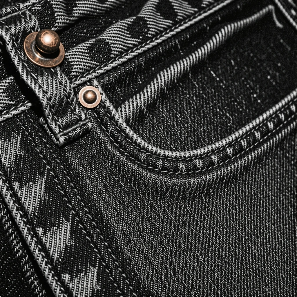 Raw denim texture